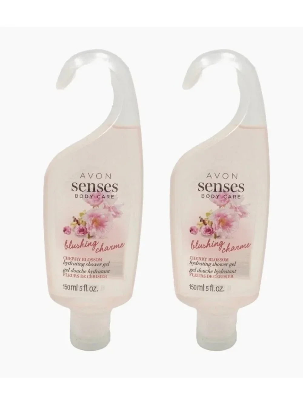 Avon Senses Blushing Cherry Blossom Shower Gel 5 oz Sealed Set of 2